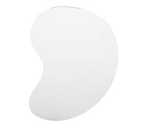 DECOMELODY Small Irregular Lake Mirror Pond Accessory for Winter Village Scenery, Curved Ice Pond Decoration with Water-drop Shape, 1pcs Miniature Landscape Ornament for Holiday Home Décor