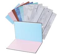 DECOMELODY Small Product Photography Backdrops Kit with Unique Patterns Flat Lay Photo Background Board for Food Jewelry Mini Items Seamless Integration for Social Media and Product Launches