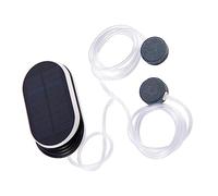 DECOMELODY Solar Oxygen Aerator Pump Portable Outdoor Solar Powered Fish Aerator with Intelligent Microcomputer Control for Emergency Oxygen Supply and Continuous Hour Operation
