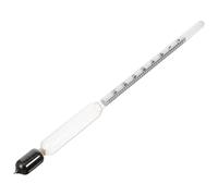 DECOMELODY Specific Gravity Glass Hydrometer 0-35, Dual Scale Liquid Measuring Tool for Mud Making and Home Brewing