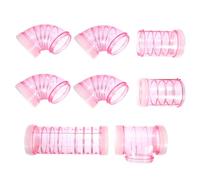 DECOMELODY Spliced Maze Cage Plastic Rat Cage Tube Hamster Enrichment Guinea Pig Accessories The Tunnel Connector for Hamster Play Pen