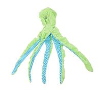 DECOMELODY Squeaky Cartoon Dog Chewing Octopus Shape Pet Play for Puppies Interactive Fun to Reduce Boredom and Destructive Behavior
