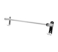DECOMELODY Stainless Steel Bathroom Towel Rail Wall Mounted Shower Towel Holder with Hook for Quick Drying Space-saving Modern Bathroom Rack
