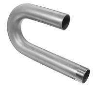 DECOMELODY Stainless Steel Bucket Pump Outlet Pipe with 3.2Cm U-Shaped Elbow, Industrial Grade Sanitary Hose for Food and Dairy Processing, Commercial Bucket Mounted Transfer Tubing