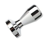 DECOMELODY Stainless Steel Coffee Tamper Flat Base for Even Pressure Distribution Labor Saving Coffee Powder Press Tool for Espresso Brewing Easy Grip