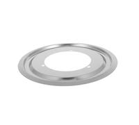 DECOMELODY Stainless Steel Gas Stove Drip Pan Round Tray for Efficient Cooking Easy Installation Precision Manufactured Compatible Gas Cooktops