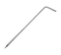 DECOMELODY Stainless Steel Grounding Rod Weather Resistant Earthing Stake with High Conductivity for Electric Fence and Antenna Systems Easy to Install Short Rod Design Provides Protection