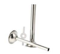 DECOMELODY Stainless Steel Sausage Filler Tubes Set for Meat Grinder Nozzle Accessories Steel Sausage Making Tools Compatible with Home Meat Mincers Dishwasher Safe