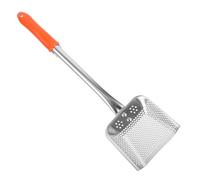 DECOMELODY Stainless Steel Skimmer Spoon with Long Handle Multi-Function Colander Strainer for Oil Filtration Pasta French Fries Suitable for Home Kitchen and Restaurant Use