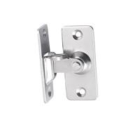 DECOMELODY Stainless Steel Sliding Door Window Lock Hasp Latch Buckle for Home Hotel Security Durable Bolt for Cabinet Bathroom Pet Cage Installation