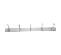 DECOMELODY Stainless Steel Wall Mount Clothes Hook Heavy Duty Multi Function Row Hook for Bathroom Kitchen Rvs No Drill Installation Resistant Coat and Towel Hanger with Modern Sleek Design
