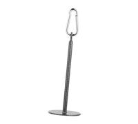 DECOMELODY Steel Barbell Weight Tray Load Stand and Comfortable Hand Feeling with Easy Detachment Black for Home Exercise Suitable for Arm and Finger Muscle Training