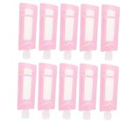 DECOMELODY Storage Bags Emulsion Squeeze Bags 90ml Pink Pp Portable Easy to Open Travel Pouches for Cosmetics and Daily Life