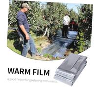 DECOMELODY Sturdy Reflective Film for Garden Greenhouse Silver Reusable Heat Deflector Foil for Horticultural Plants Emergency Outdoor Treatment