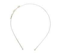 DECOMELODY Stylish Butterfly Hair Hoop with Rhinestones, Gold Hairband for Women, Elegant French Headband, Fashionable Hair Accessory for Everyday and Wedding Use