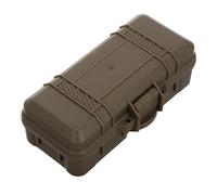 DECOMELODY Tactical Storage Case Matte PP Material, Triple-Layer Foam Lining, Waterproof Plastic Survival Gear Box for Outdoor Camping and Electronic Equipment Protection