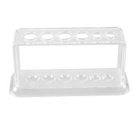 DECOMELODY Test Tube Organizer Rack with Laboratory Storage Holder for Scientific Research and Educational Use Easy to Label and Portable