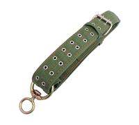 DECOMELODY Thick Livestock Collar Adjustable Cow Neck Strap for Sheep Horse Ox Animal Husbandry Green Medium