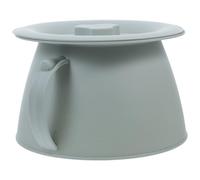 DECOMELODY Thick Plastic Portable Urinal Chamber Pot with Non-Slip Base and Lid for Elderly and Spittoon Toilet with Stable Design Easy to Clean and Reusable Potty for Home Care