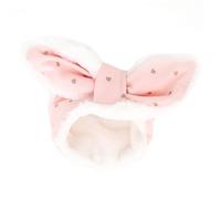 DECOMELODY Thickened Plush Pet Scarf with Bow Adjustable Winter Neck Collar for Dogs and Cats Warm Cotton Soft Neckerchief Cozy Cold Weather Accessory for Pets