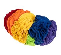 DECOMELODY Third Generation Upgraded Rainbow Snuffle Mat Polar Fleece Puppy Foraging Interactive Dog Food Hunting Plaything for Boredom Relief and Mental Stimulation