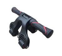 DECOMELODY Three-wheeled Belly Wheel Roller Folding Spring Abdominal Exercise Device for Adults Black Fitness Equipment for Body Sculpting Fat Burning Portable Home Workout Tool