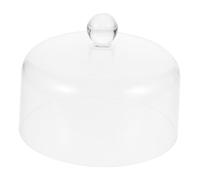 DECOMELODY Transparent Acrylic Cake Dome Cover with Ergonomic Handle Food Cover Dome for Dust Protection Suitable for Birthday Cakes Pies Cupcakes Clear Display Platter for Dessert