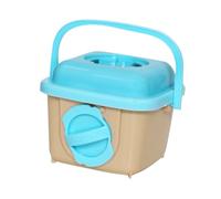 DECOMELODY Travel Hamster Cage Carrier Compact Mice Cage Portable Hamster Bag for Outdoor Adventure Random Color
