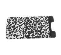 DECOMELODY Ultra-Thin Leopard Print Phone Card Holder Wallet Lightweight Back Credit Card Pouch with Multi-Function Storage for Coins and Ids Compatible with Smartphones and Stylish Cellphone