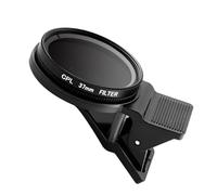 DECOMELODY Ultrathin Cpl Phone Circular Polarizer Lens Filter Clip for Smartphones and Cameras Portable Detachable Polarizing Filter to Reduce Glare Enhance Colors and Capture Motion in