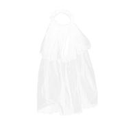 DECOMELODY Veil Flower Headband for Floral Wreath Hair Accessory Comfortable Supple Material Suitable for Weddings Photography Dress Up Gift