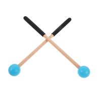 DECOMELODY Versatile Percussion Tool with Wooden Handle and Rubber Head Mallets Blue Percussion Sticks for Xylophone and Chime for Parent-child Interaction and Educational Use