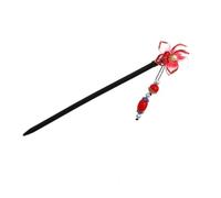 DECOMELODY Vintage Chinese Pearl Flower Hair Stick Lightweight Hair Chopstick for Women Elegant Updo Hairpin for Messy Bun Secure Non-slip Decorative Accessory