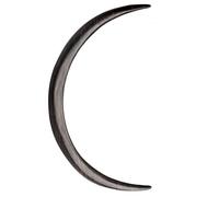 DECOMELODY Vintage Wooden Hair Stick Moon Shaped Hair Fork for Women Smooth Curved Hairpin for Secure Bun Styling Ladies