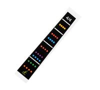 DECOMELODY Violin Finger Position Stickers Adhesive Fretboard Markers for Beginners with Markings and Portable Design