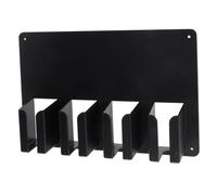 DECOMELODY Wall Mounted Hair Clipper Holder Organizer for Salon Tools Space-Saving Storage Rack for Hair Clippers Combs Brushes Suitable for Professional Barber Stations and Guest Bathrooms