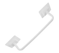 DECOMELODY Wall Towel Rack with Suction Cups No Drill Bathroom and Kitchen Towel Holder Organizer Compact Space Saving Rod for Hanging Clothes and Items