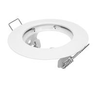 DECOMELODY White Recessed Light Trim Cover with Cutout Secure Bulb Holder for LED High Hats and Spotlight Bulbs Versatile Ceiling Light Accessory and Modern Design