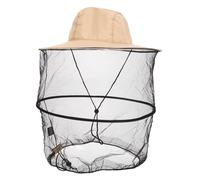 DECOMELODY Wide Brim Beekeeping Hat with Mesh Veil Foldable Sun Shade Cap for Outdoor Fishing and Apiculture Multipurpose Neck Protection Breathable Cowboy Style Convenient Travel Accessory