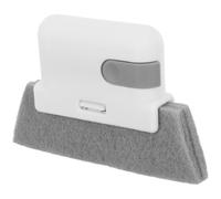 DECOMELODY Window Groove Cleaning Brush for Household Use, Detachable Handheld Rail and Sill Cleaner Tool, Grey, Suitable for Sliding Door Tracks, Window Slots, and Ventilation Grills