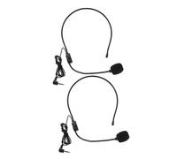 DECOMELODY Wired Headset Microphone with Speaker for Vocal Activities and Interviewing, Ultra-lightweight Plastic Design, Adjustable Microphone Arm and Noise Reduction for Sound