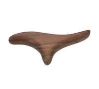 DECOMELODY Wood Foot Massage Tool Portable Acupressure Stick with Acupuncture Chart for Muscle Relief Multifunctional Gua Sha Scraping Board for Foot and Body Therapy at Home Travel