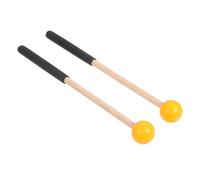 DECOMELODY Wooden Marimba Mallets with Smooth Polished Percussion Hammers Lightweight Sticks for Xylophone and Musical Instruments Adults and Beginners