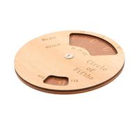 DECOMELODY Wooden Music Learning Tools Guitar Chord Progressions Circle of Fifths Melody and Scales Chart Tool for Beginners Portable Guitar Chord Aid