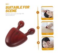 DECOMELODY Wooden Nose Massager Small Acupoint Scraping Tool for Comfortable Nose and Facial Complexion Enhancement Household Manual Massage Instrument