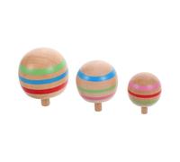 DECOMELODY Wooden Spinning Gyro for Interactive Educational Handmade Enhancing Motor Skills and Cognitive Development Indoor Learning Play for Boys