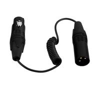 DECOMELODY Xlr Male to Female Microphone Cable 3 Pin Coiled Audio Connector for Studio and On-the-go Use