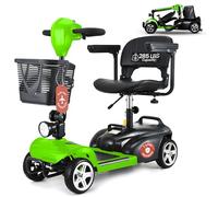 DECOMIL Portable Mobility Scooter for Seniors, Foldable Electric Powered Scooter. 300 LBS Capacity, Medical Travel Scooter for Adults, 4 Wheels, Lightweight(85 lbs)