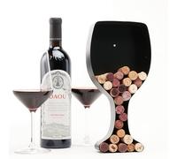 Decomil Wine Cork Holder (Glass) | Decorative Wine Cork Holder (Glass | Wall Art Cork Holder Decor (Glass)