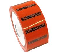 DECOMMISSIONED self-adhesive marking tape - premium TWININATE grade - 48mm x 33M - UKT30DEC